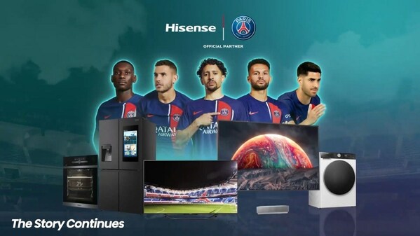 Hisense và Paris Saint-Germain chúc mừng việc kéo dài quan hệ đối tác của họ