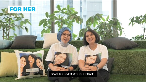 Bayer Indonesia employees sharing their Endometriosis journey in a Linkedin video.