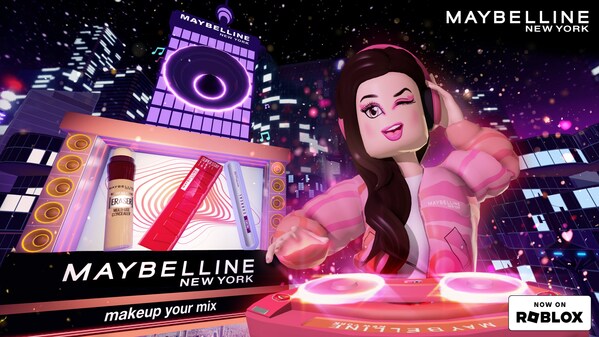 Maybelline New York 在 Roblox 引起轰动：一场数字美妆和音乐的冒险
