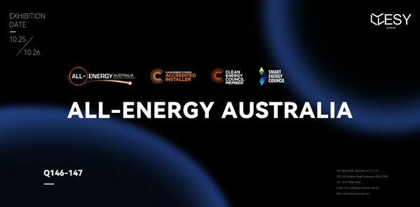 ESY SUNHOME Unveils Cutting-Edge Energy Solutions at Melbourne's ALL-Energy Exhibition