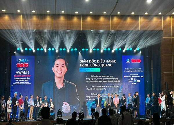 vrMall is in the Top typical projects "Tuoi Tre Start-up Award 2023"