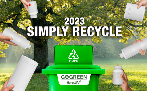ハーバライフのアジアパシフィック版「Simply Recycle Challenge」がリサイクル用に74万4000個の製品容器が集まる