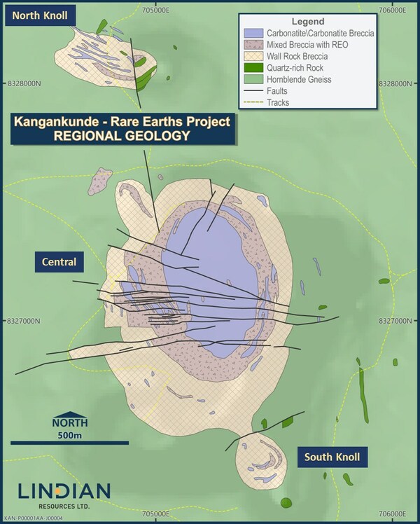 Figure 3: Kangankunde Project Geology