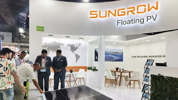 Sungrow FPV energizes REI Expo 2023 with floating PV system