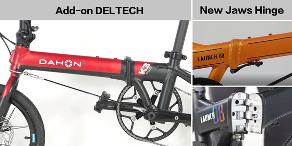 DAHON's Latest Technologies: Add-on DELTECH & New Jaws Hinge