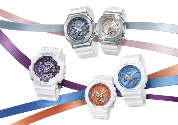 卡西歐推出全新G-SHOCK腕表，以閃亮的金屬色表盤引人注目