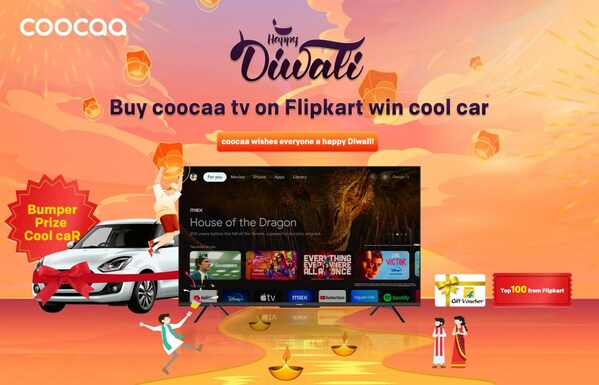 Diwali——Buy coocaa TV on Flipkart win cool car