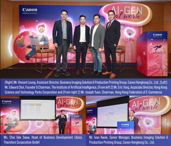 4. Canon Hong Kong invited business leaders around the globe to unleash the infinite potentiality of AI across diverse industries and harness the capabilities of AI beyond process automation.