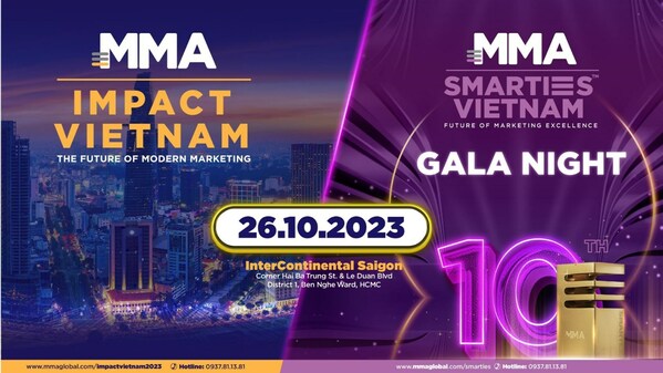 MMA Impact and Smarties Gala Night Vietnam 2023 is the most eagerly anticipated marketing event of the year.