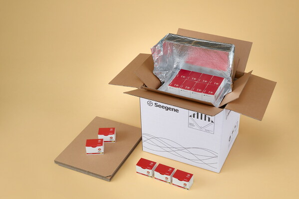 Seegene's eco-friendly shipping box