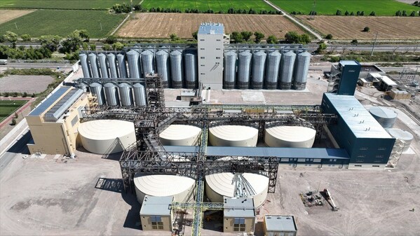 Aerial view of Malteurops malthouse in Meoqui, Mexico - inaugurated-on-Wednesday
