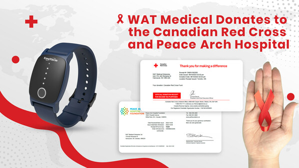 WAT Medical Donates to the Canadian Red Cross and Peach Arch Hospital