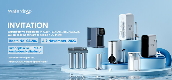 Waterdrop Will Expand Global Reach At Aquatech Amsterdam Exhibition With Showcasing A Variety Of Renowned Star Products