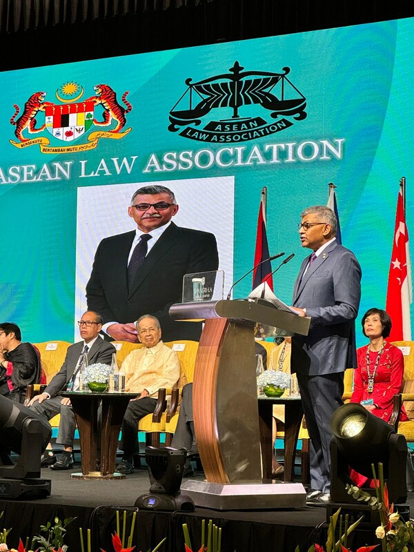 Chief Justice Menon delivering his address at the 14th ALA General Assembly in Kuala Lumpur, Malaysia on 19 October 2023