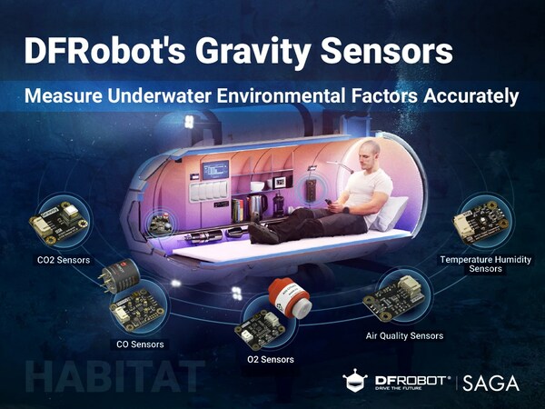DFRobot's Gravity Sensors Enhance Data Collection in SAGA Underwater Habitat (UHAB)