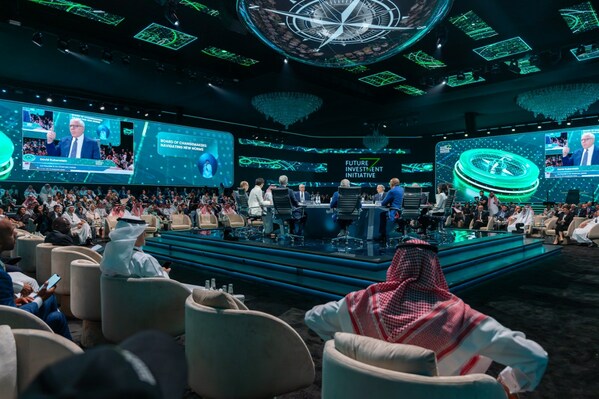 Business and political leaders, including H.R.H Mohammed Bin Salman, gather for first day of Future of Investment Initiative conference in Riyadh