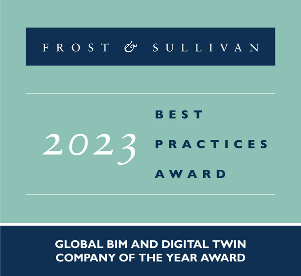 Autodesk Awarded Global Company of the Year by Frost & Sullivan for Its Market-leading Building Information Modeling and Digital Twin Solutions