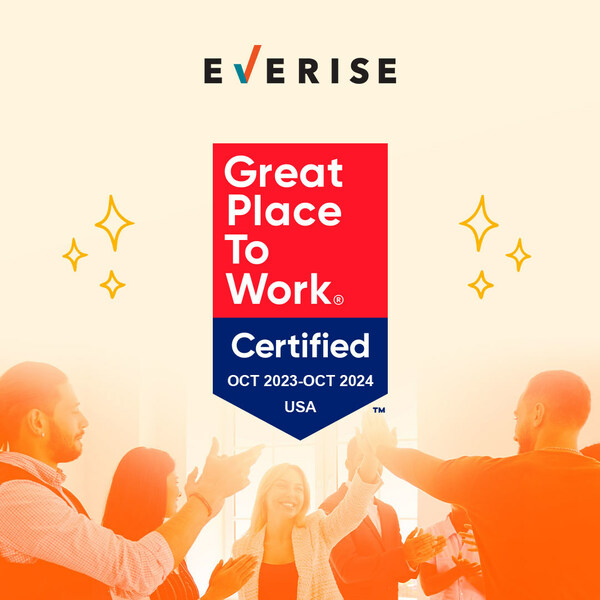Everise U.S. is proud to announce that it has been Great Place To Work Certified for the first time.