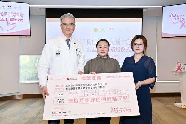 嘉会医疗联合公益合作伙伴向上海市慈善基金会生命星球专项基金捐款100,480元，指定用于“关爱有嘉-女性健康公益项目”