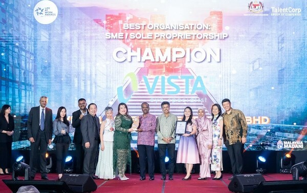 VISTA winning the Champion for Best Organization in 2023.