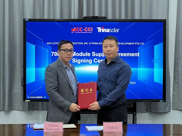 Trina Solar signs agreement with Philippines' Citicore to supply 700MW worth of solar modules