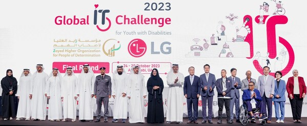 LG Electronics (LG) hosted the finals of the 2023 Global IT Challenge for Youth with Disabilities (GITC) in Abu Dhabi, United Arab Emirates