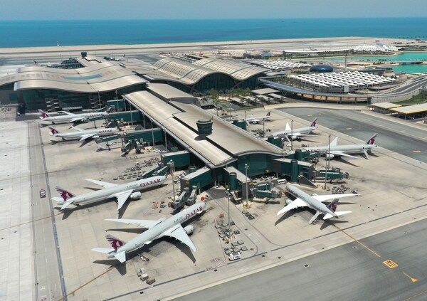 Parked Aircraft Hamad International Airport