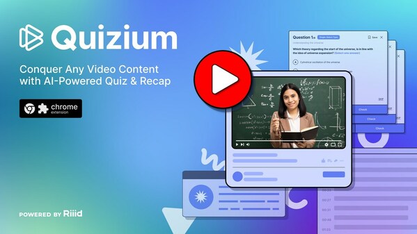 Quizium transforms YouTube videos into educational quizzes