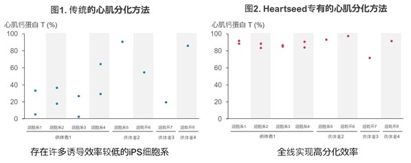 使用来自I Peace的iPS细胞，Heartseed成功稳定地诱导分化出高纯度的心肌细胞