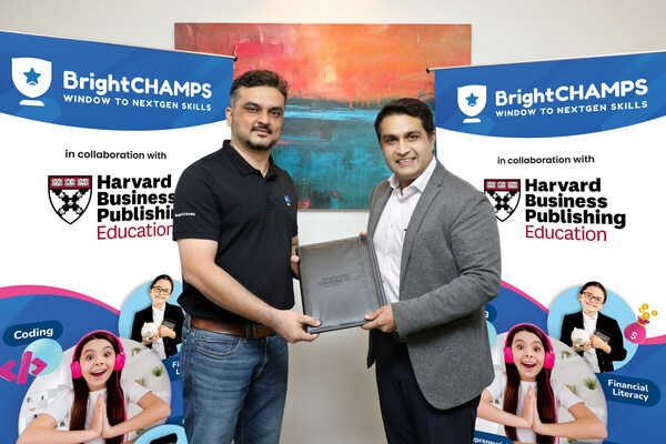 BrightCHAMPS hợp tác với Harvard Business Publishing Education về nền tảng học tập & chứng chỉ chương trình