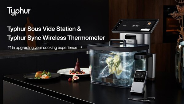 Typhur Elevates Cooking Science with New Typhur Sync Wireless Thermometer and Sous Vide Station