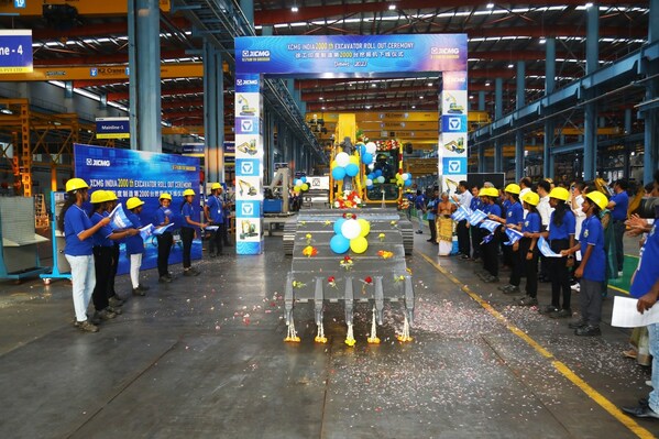 XCMG Machinery Going Glocal: the 2,000th Excavator That Made in India Rolls Off Assembly Line.