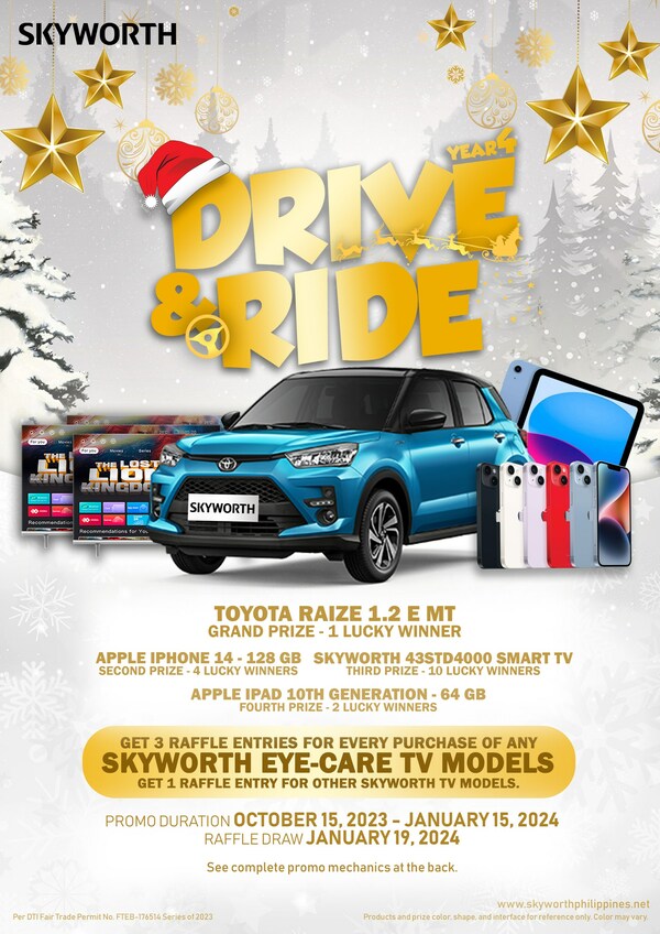 Drive and Ride, with SKYWORTH as the guide -- EYE CARE TV leads to double joy indoors and outdoors during the Peak Season