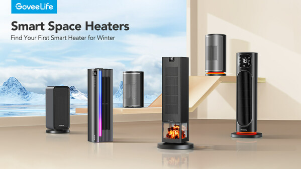 GoveeLife Unveils Flagship Smart Space Heaters to Warm Up Just in Time for Winter