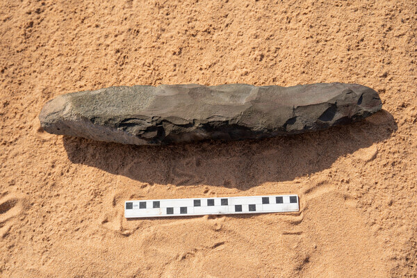 알룰라에서 발견된 거대 돌 '손도끼', 지역의 고대 역사 다시 쓴다
