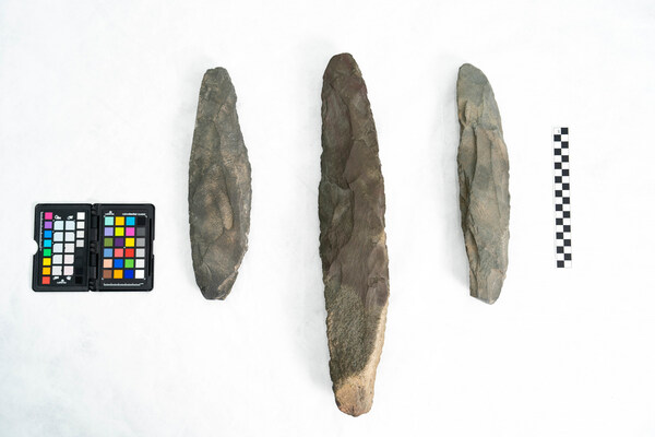 Three Hand Axe Artefacts from Qurh Plain AlUla