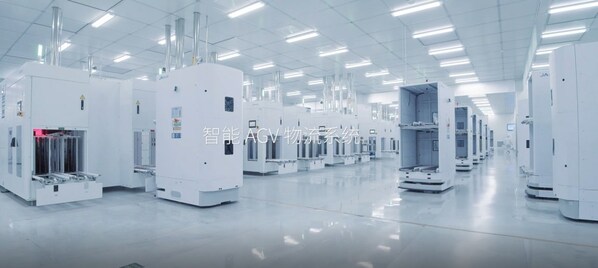 智能化光伏硅晶片厂大规模移动机器人
