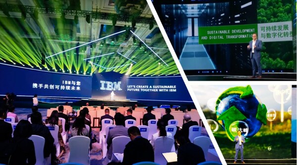 IBM全球副总裁、主机及LinuxONE事业部总经理Jose Castano今天为与会观众详细讲述了“IBM全栈可持续计算解决方案” 在全球落地实施的情况。