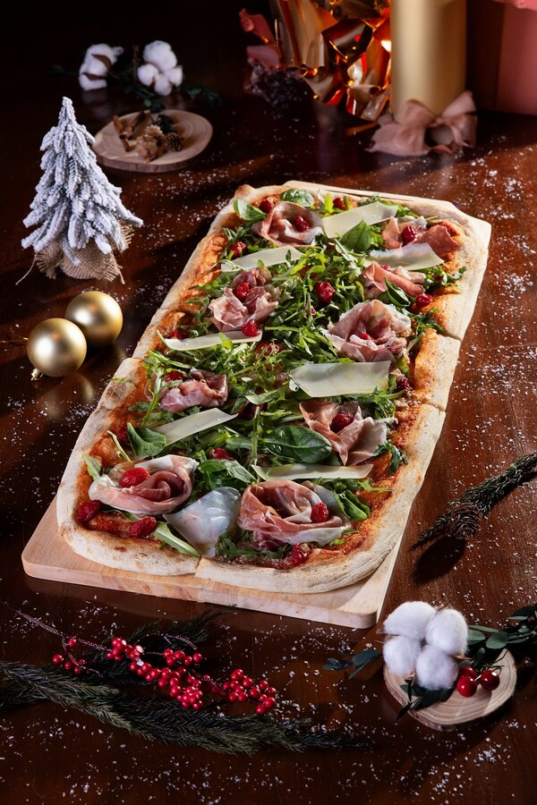 Perfect for sharing, one-meter Giant Parma Pizza will be served at Terrazza Italian Restaurant