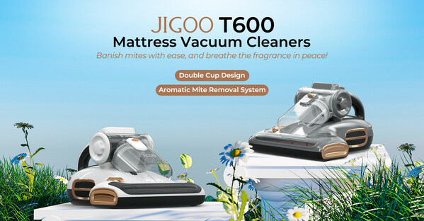 Jigoo - JIGOO T600 Nettoyeur d'acariens intelligent à double tasse
