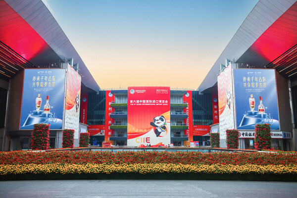 Photo shows the site of the 6th China International Import Expo in Shanghai