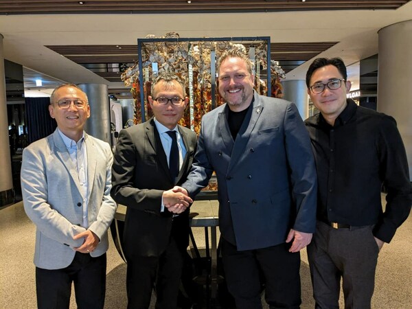 From left to right- EarthCheck's Taiwan Representative General Manager Jian Shuoxian, Regent Taipei's General Manager Simon Wu, EarthCheck's Vice President of Business Development & Sales Andre Russ and EarthCheck's Taiwan Representative Manager Liao Wenhan