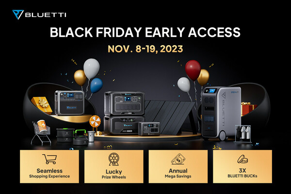 BLUETTI Unveils Exciting Black Friday 2023: Exclusive Power Station Deals and Activities