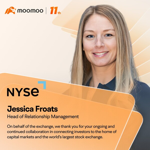 "On behalf of the exchange, we thank you for your ongoing and continued collaboration in connecting investors to the home of capital markets and the world's largest stock exchange. We wish you all the best."  Jessica Froats, Head of Relationship Management at NYSE