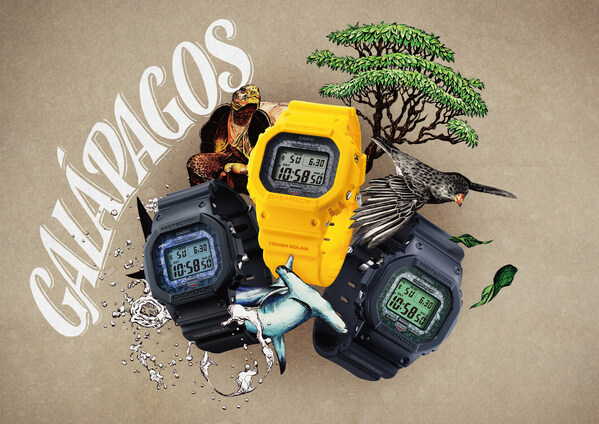 Casio ra mắt mẫu đồng hồ G-SHOCK hợp tác cùng Quỹ Charles Darwin