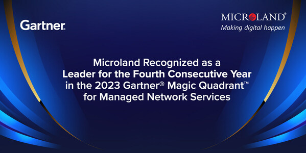 Microland Recognized as a Leader for the Fourth Consecutive Year in the 2023 Gartner Magic Quadrant for Managed Network Services