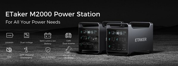 ETaker M2000 Power Station: The Ultimate Power Solution for Outdoor Enthusiasts