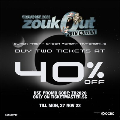 Your Last Hurrah Get Two ZoukOut 2023 Tickets at a discount this