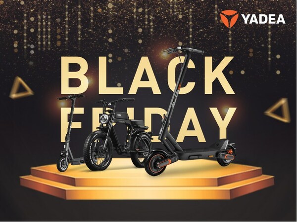 Black Friday Madness - Yadea's Award-wining Electric Models up to $600 Off
