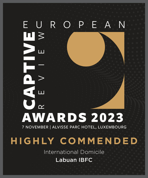 Labuan IBFC received the Highly Commended award for International Captive Domicile at the European Captive Review Awards 2023